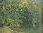 A Lane in the Public Garden at Arles (nn04) Vincent Van Gogh